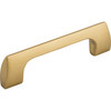 Top Knobs, Mercer, Holland, 3 3/4" (96mm) Straight Pull, Honey Bronze - Angle View