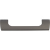 Top Knobs, Mercer, Holland, 3 3/4" (96mm) Straight Pull, Ash Gray - Alt View