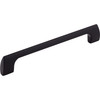 Top Knobs, Mercer, Holland, 6 5/16" (160mm) Straight Pull, Flat Black - Angle View