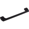 Top Knobs, Mercer, Holland, 6 5/16" (160mm) Straight Pull, Flat Black - Rotated View