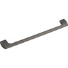 Top Knobs, Mercer, Holland, 9" Straight Pull, Ash Gray - Rotated View