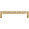 Top Knobs, Mercer, Quilted, 5 1/16" (128mm) Straight Pull, Honey Bronze