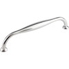 Top Knobs, Chareau, Shrewsbury, 7 1/2" Straight Pull, Polished Chrome - alt view