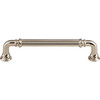 Top Knobs, Chareau, Reeded, 5" Straight Pull, Polished Nickel