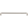 Top Knobs, Chareau, Reeded, 12" (305mm) Straight Pull, Brushed Satin Nickel