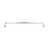 Top Knobs, Chareau, Chalet, 9" Straight Pull, Polished Nickel