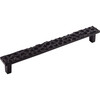 Top Knobs, Cobblestone, 8 13/16" (224mm) Bar Pull, Coal Black - alt view