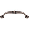 Top Knobs, Somerset, Voss, 3 3/4" Curved Pull, Pewter Antique