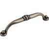 Top Knobs, Somerset, Voss, 5 1/16" (128mm) Curved Pull, Pewter Antique - alt view