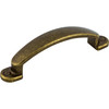 Top Knobs, Somerset, Arendal, 3" Curved Pull, German Bronze - alt view