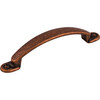 Top Knobs, Somerset, Arendal, 3 3/4" (96mm) Curved Pull, Antique Copper - alt view