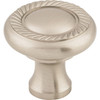 Top Knobs, Somerset, 1 1/4" Swirl Cut Round Knob, Brushed Satin Nickel