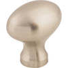 Top Knobs, Somerset, 1 1/4" Egg Oval Knob, Brushed Satin Nickel - alt view