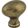 Top Knobs, Somerset, 1 1/4" Egg Oval Knob, German Bronze - alt view