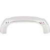 Top Knobs, Tuscany, 2 1/2" Dover Straight Pull, Polished Chrome
