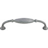 Top Knobs, Tuscany, 5 1/16" (128mm) Curved Pull, Pewter Light