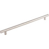 Top Knobs, Stainless Steel, 11 11/32" Hollow Bar Pull, Stainless Steel - alt view