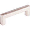 Top Knobs, Stainless Steel, 3 3/4" (96mm) Hollow Square End Pull, Stainless Steel - alt view