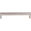 Top Knobs, Stainless Steel, 7 9/16" (192mm) Wide Square Ended Pull, Stainless Steel