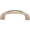 Top Knobs, Nouveau, Verona, 3" Curved Pull, Brushed Satin Nickel