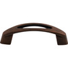 Top Knobs, Nouveau, Verona, 3" Curved Pull, Patina Rouge