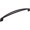 Top Knobs, Nouveau, Verona, 12" (305mm) Appliance Pull, Flat Black - alt view