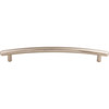 Top Knobs, Nouveau, Curved Bar, 12" (305mm) Appliance Pull, Brushed Satin Nickel