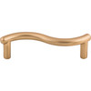 Top Knobs, Nouveau, Spiral, 3" Straight Pull, Brushed Bronze