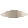 Top Knobs, Nouveau, 2 1/2" (64mm) Eyebrow Cup Pull, Brushed Satin Nickel