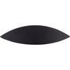 Top Knobs, Nouveau, 2 1/2" (64mm) Eyebrow Cup Pull, Flat Black