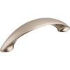 Top Knobs, Nouveau, New Haven, 3 3/4" (96mm) New Haven Pull, Brushed Satin Nickel - alt view