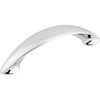 Top Knobs, Nouveau, New Haven, 3 3/4" (96mm) New Haven Pull, Polished Chrome - alt view