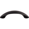 Top Knobs, Nouveau, New Haven, 3 3/4" (96mm) New Haven Pull, Flat Black