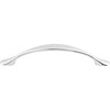 Top Knobs, Nouveau, Hartford, 3 3/4" (96mm) Curved Pull, Polished Chrome