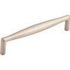 Top Knobs, Nouveau II, Flute, 5 1/16" (128mm) Straight Pull, Brushed Satin Nickel - alt view