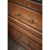 Top Knobs, Somerset, 7" Finial Appliance Pull, Brushed Satin Nickel - installed