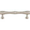 Top Knobs, Nouveau, 3 3/4" (96mm) Bamboo Appliance Pull, Brushed Satin Nickel