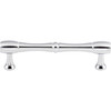 Top Knobs, Nouveau, 3 3/4" (96mm) Bamboo Appliance Pull, Polished Chrome