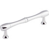 Top Knobs, Nouveau, 3 3/4" (96mm) Bamboo Appliance Pull, Polished Chrome - alt view