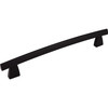 Top Knobs, Sanctuary, 12" (305mm) Arched Appliance Pull, Flat Black - alt view