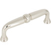 Top Knobs, Grace, Henderson, 3 3/4" (96mm) Straight Pull, Polished Nickel - alt view