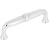 Top Knobs, Grace, Henderson, 3 3/4" (96mm) Straight Pull, Polished Chrome - alt view