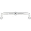 Top Knobs, Grace, Henderson, 5 1/16" (128mm) Straight Pull, Polished Chrome