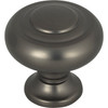 Top Knobs, Grace, Kent, 1 1/4" Round Knob, Ash Gray