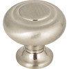 Top Knobs, Grace, Kent, 1 1/4" Round Knob, Brushed Satin Nickel