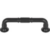 Top Knobs, Grace, Kent, 3 3/4" (96mm) Straight Pull, Flat Black