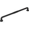 Top Knobs, Grace, Kent, 8 13/16" (224mm) Straight Pull, Flat Black - alt view