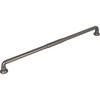 Top Knobs, Grace, Kent, 12" (305mm) Straight Pull, Ash Gray - alt view