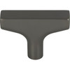 Top Knobs, Grace, Riverside, 2" T- Knob, Ash Gray