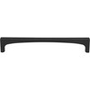 Top Knobs, Grace, Riverside, 6 5/16" (160mm) Square End Pull, Flat Black